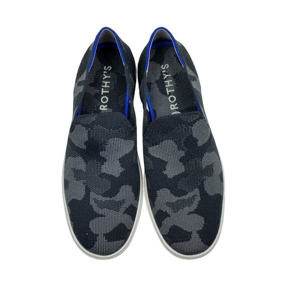 Rothy's Slip-On Sneaker Gray Camo - Picture 2 of 7